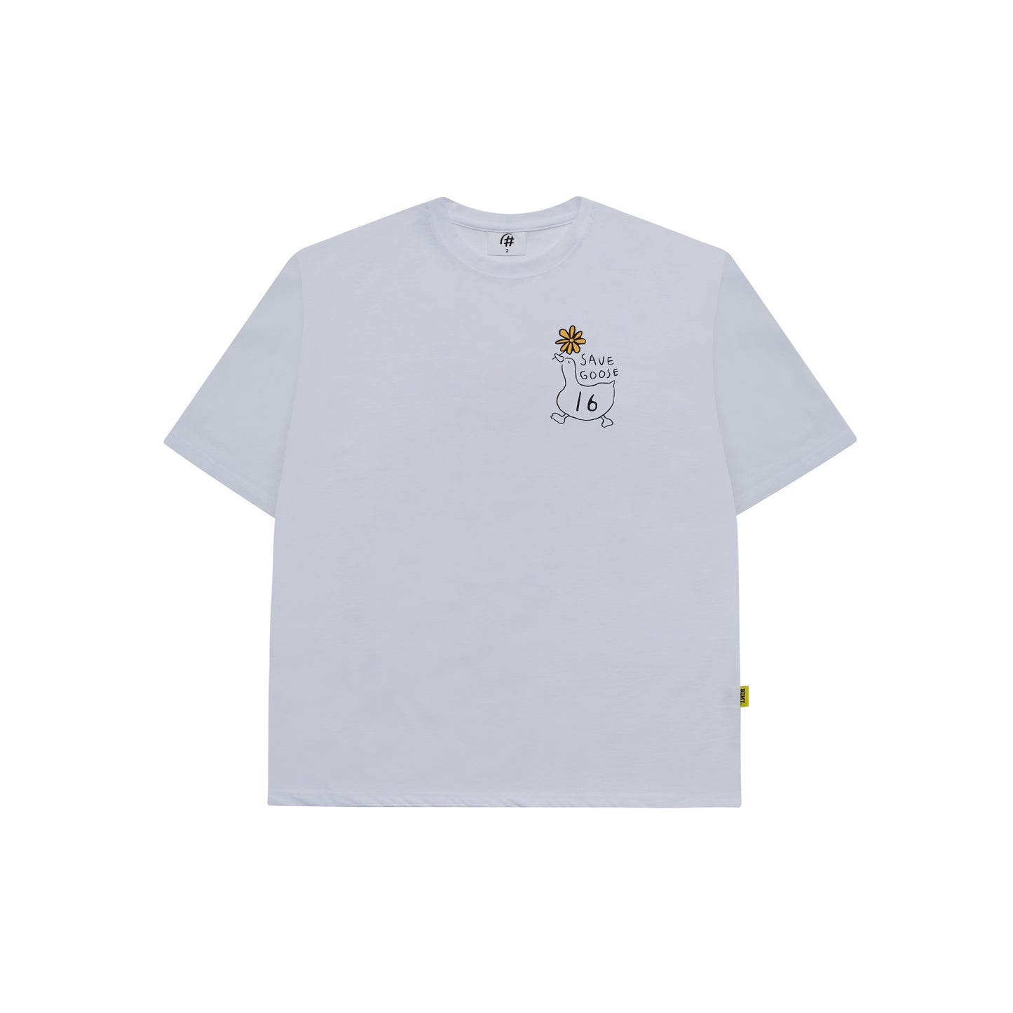 Badminton over Fit T-shirts 'Save the Goose'