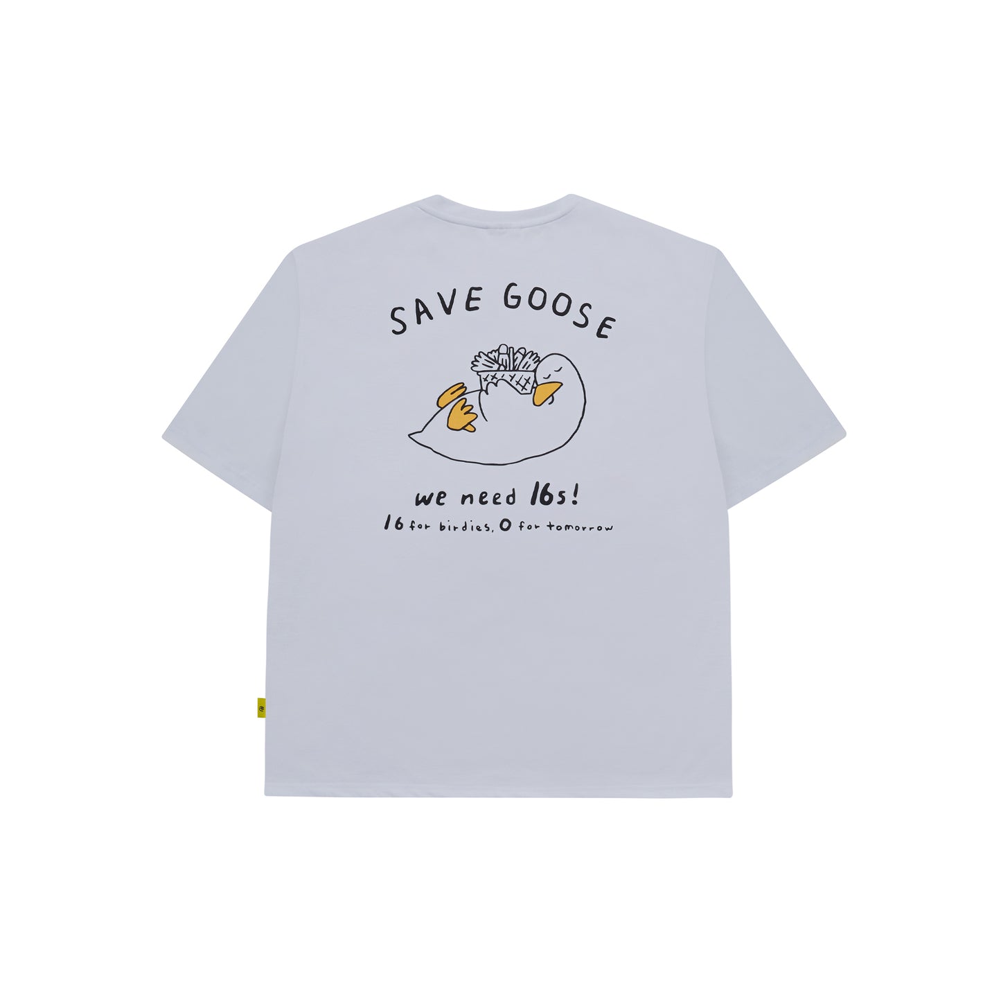 Badminton over Fit T-shirts 'Save the Goose'