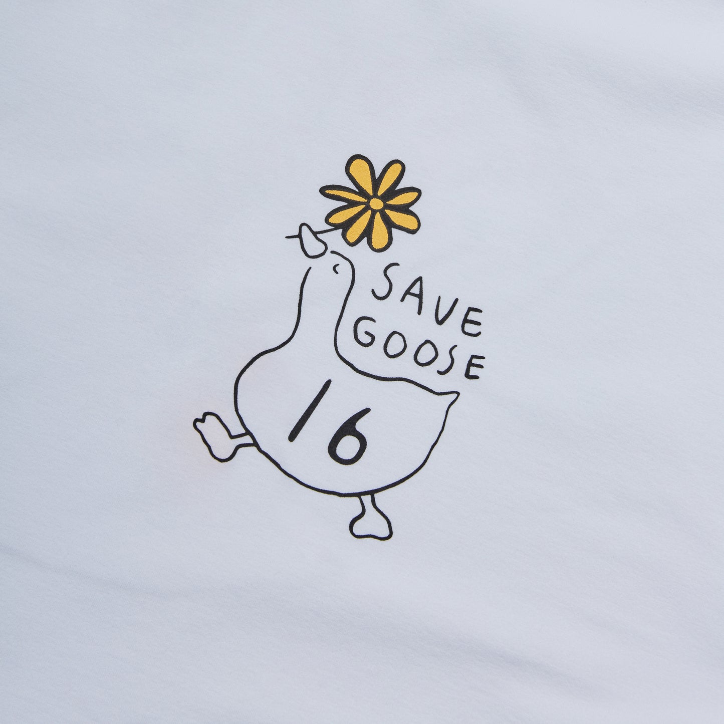 Badminton over Fit T-shirts 'Save the Goose'