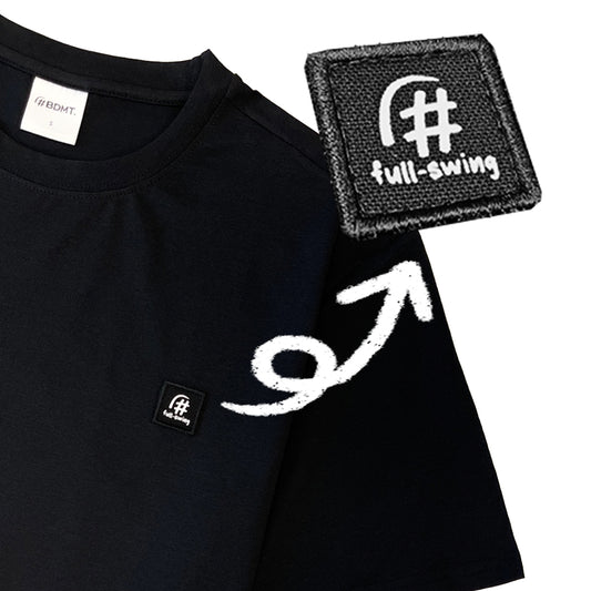 full-swing Simple Black T-shirts