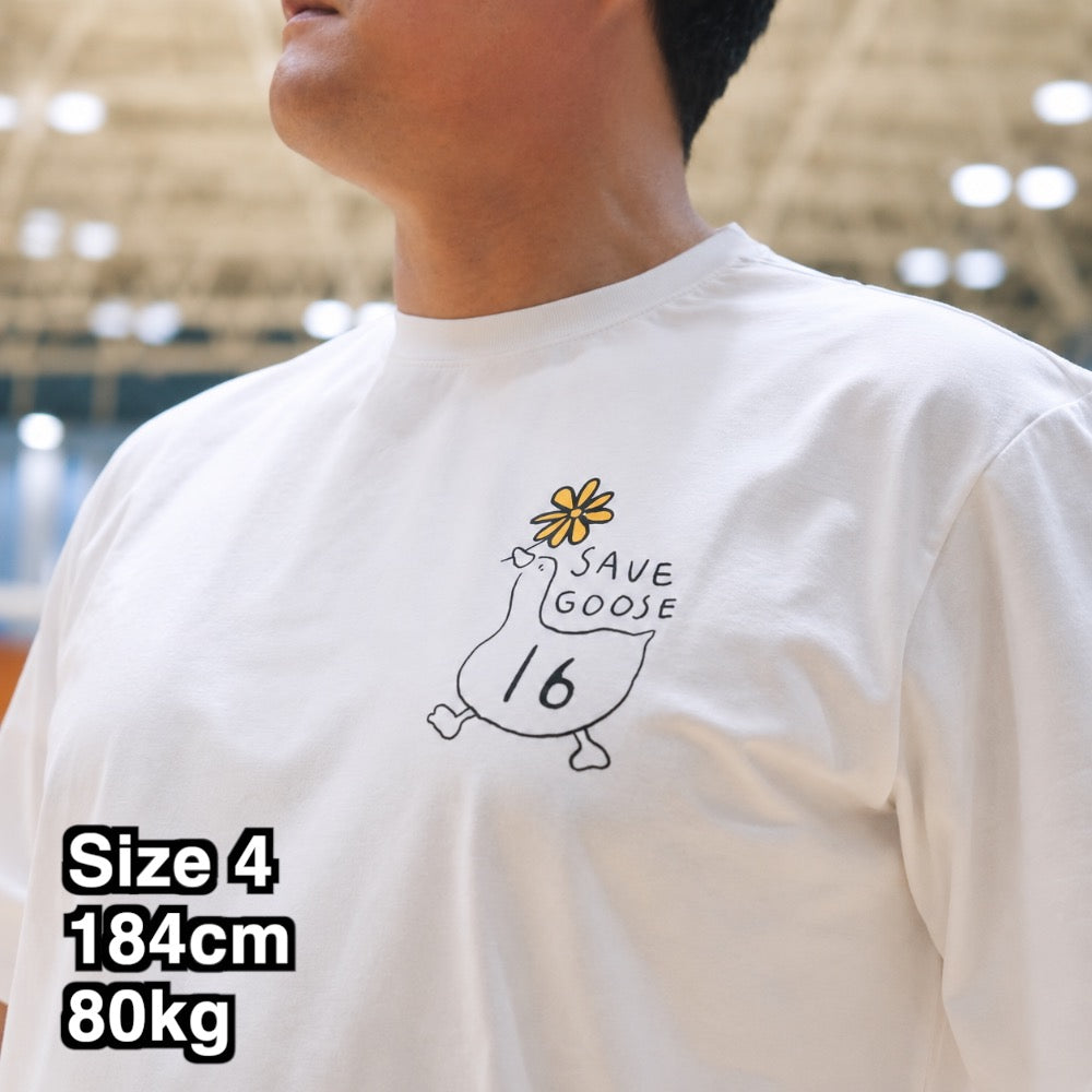 Badminton over Fit T-shirts 'Save the Goose'