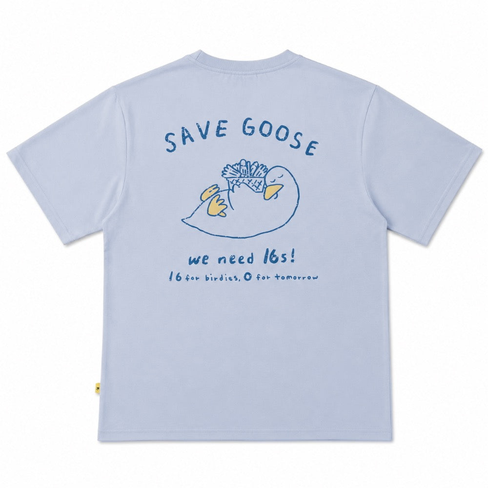 Badminton over Fit T-shirts 'Save the Goose' (COLOR)