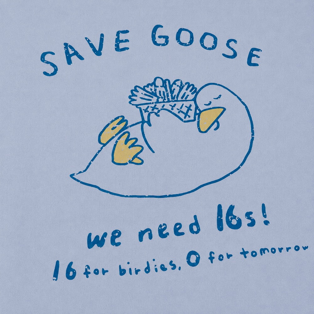 Badminton over Fit T-shirts 'Save the Goose' (COLOR)