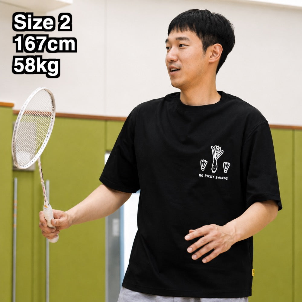 'Leek' Design, Badminton T-shirt