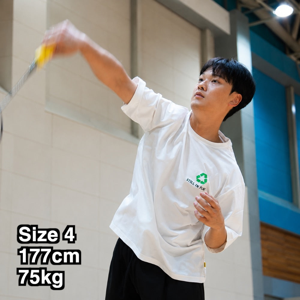 Recycled PET Bottle Design, Badminton T-shirt