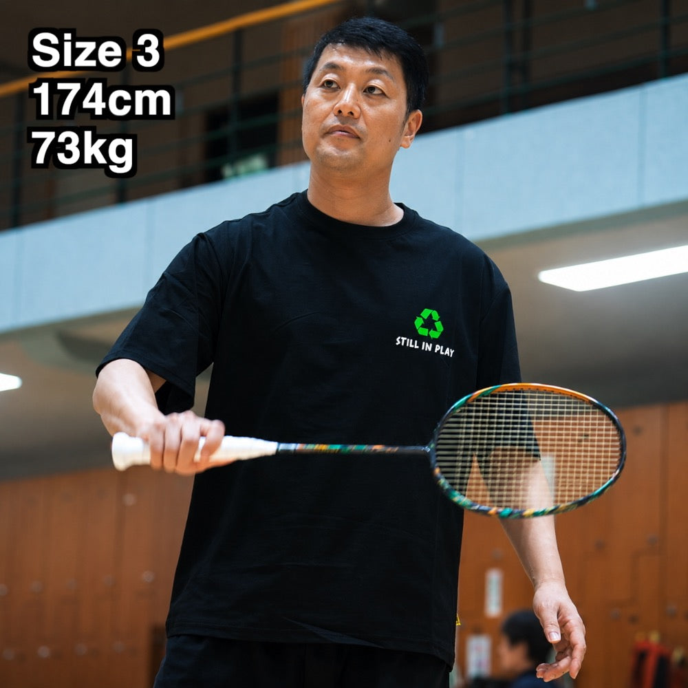 Recycled PET Bottle Design, Badminton T-shirt