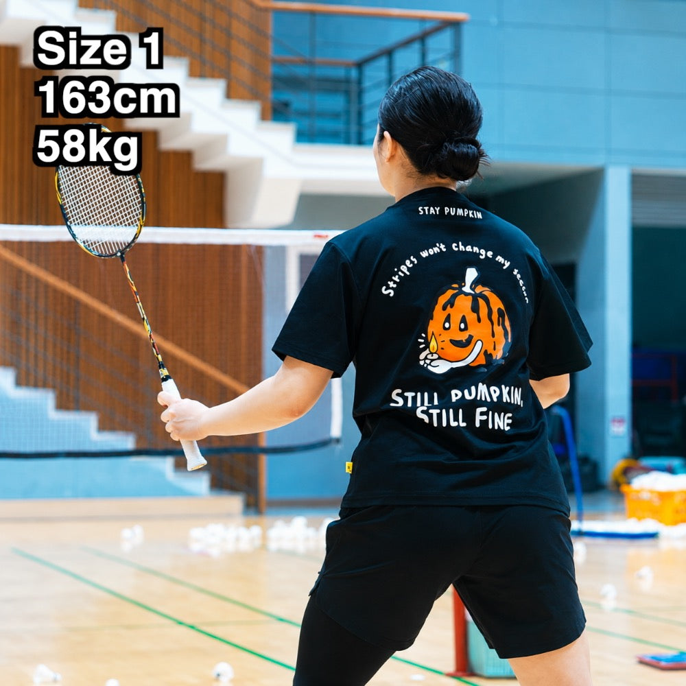 Pumpkin Design, Badminton T-shirt