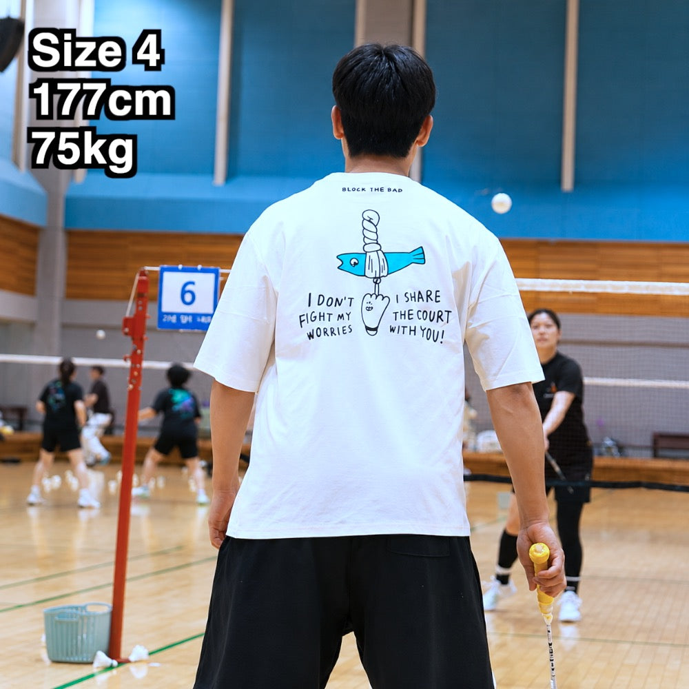 Fish Design, Badminton T-shirt