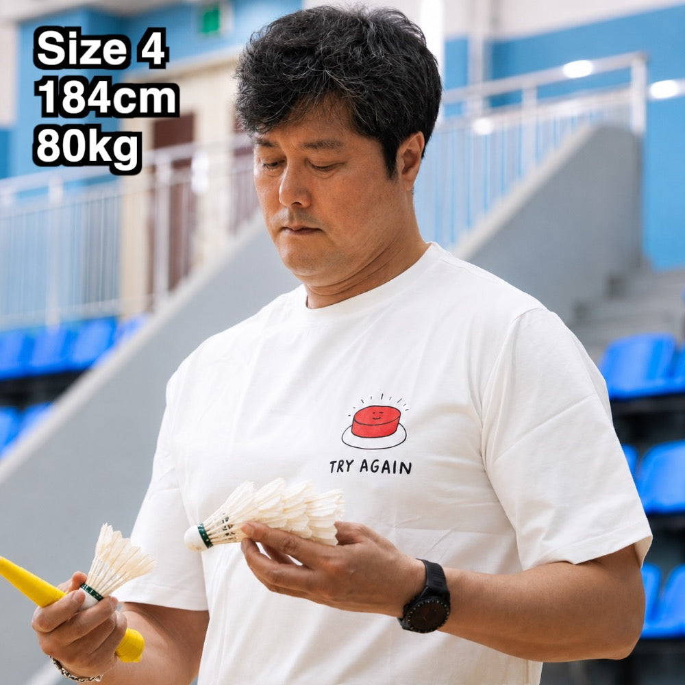 Reset Button Design, Badminton T-shirt