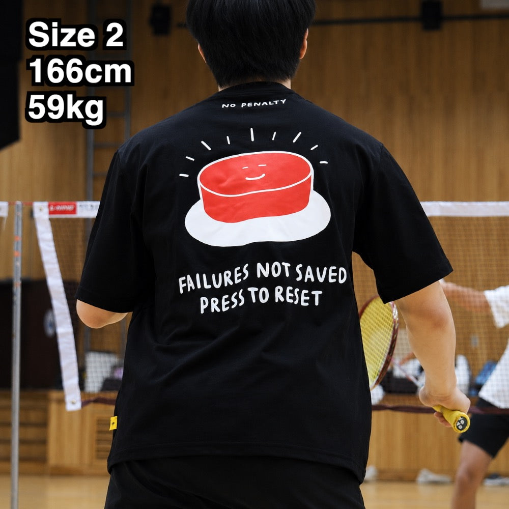 Reset Button Design, Badminton T-shirt