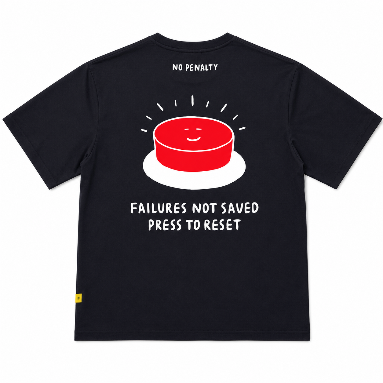 Reset Button Design, Badminton T-shirt