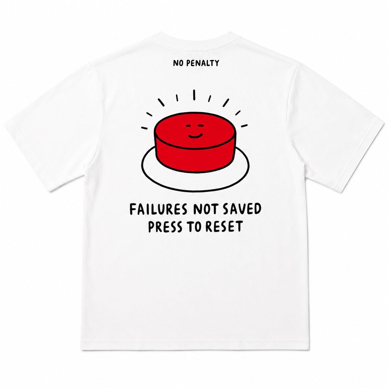Reset Button Design, Badminton T-shirt