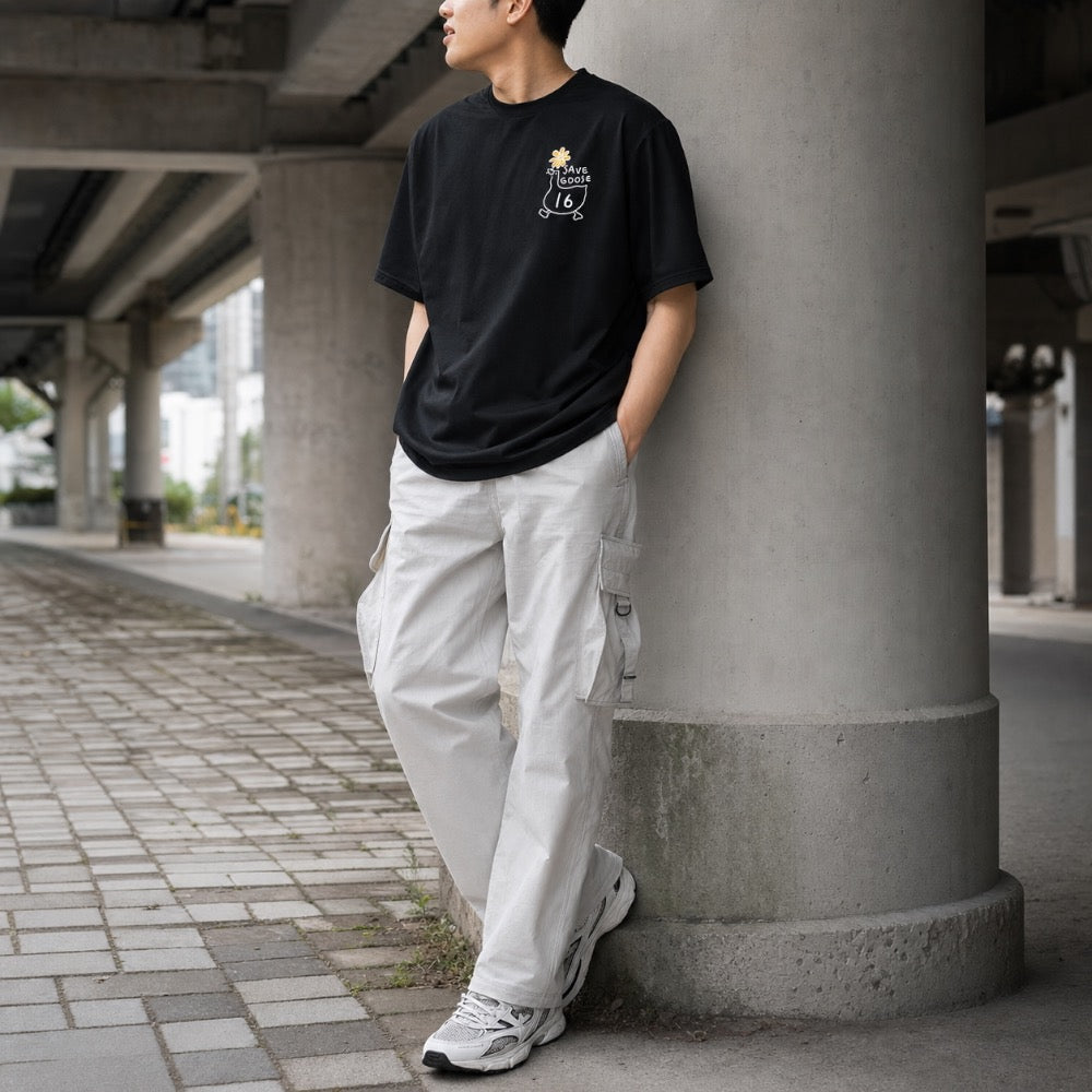 Badminton over Fit T-shirts 'Save the Goose'