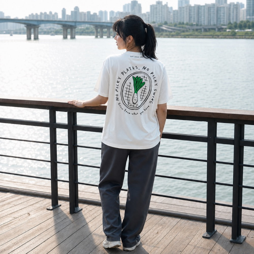'Leek' Design, Badminton T-shirt