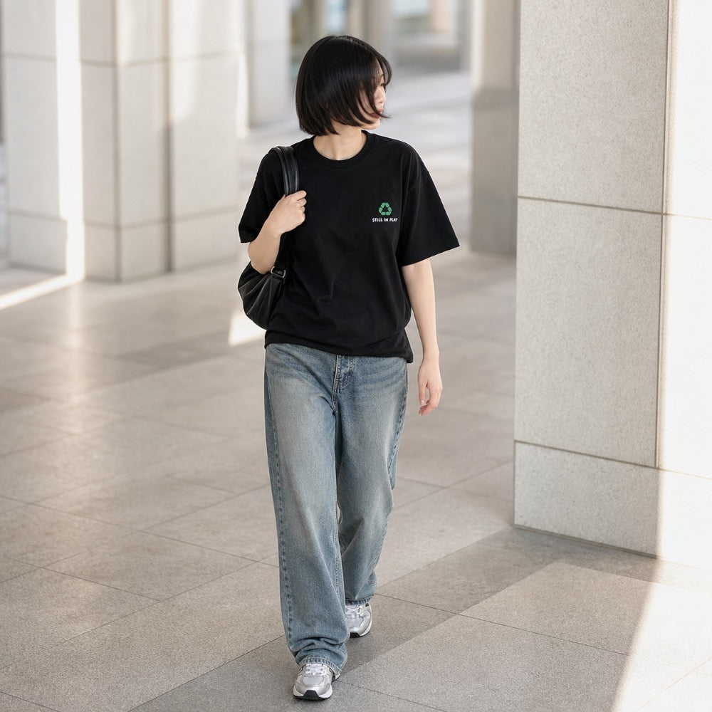 Recycled PET Bottle Design, Badminton T-shirt