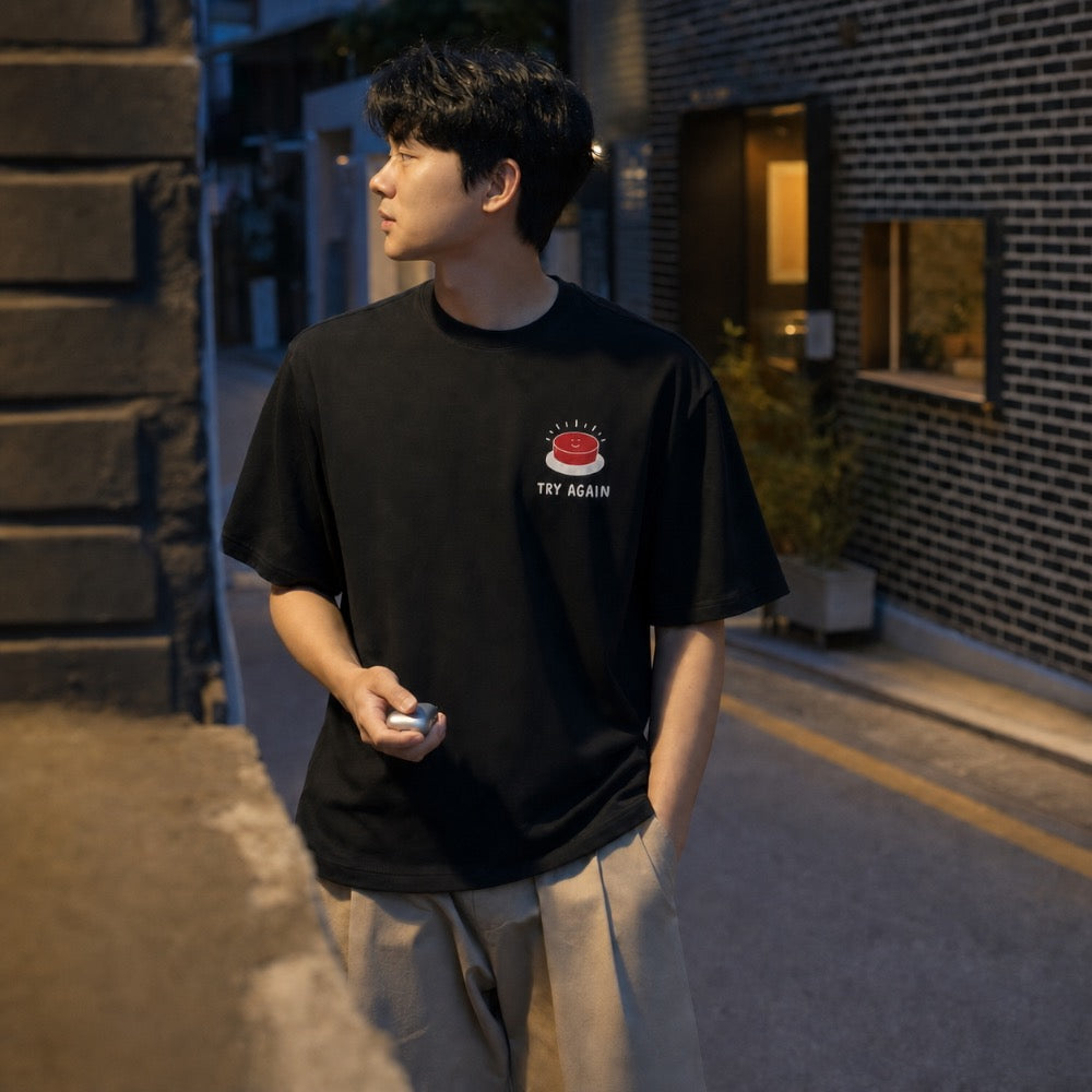 Reset Button Design, Badminton T-shirt