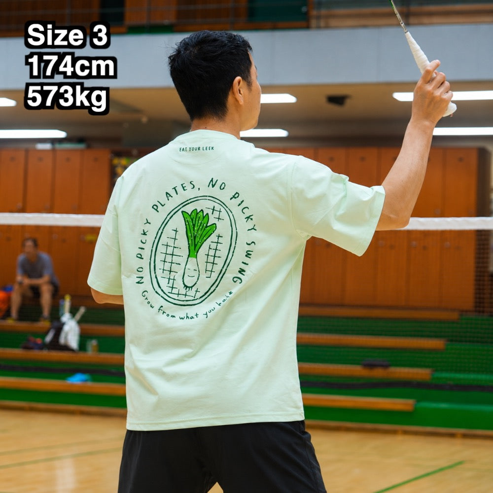 'Leek' Color Design, Badminton T-shirt