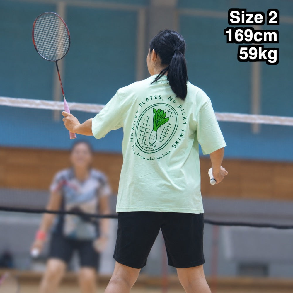 'Leek' Color Design, Badminton T-shirt