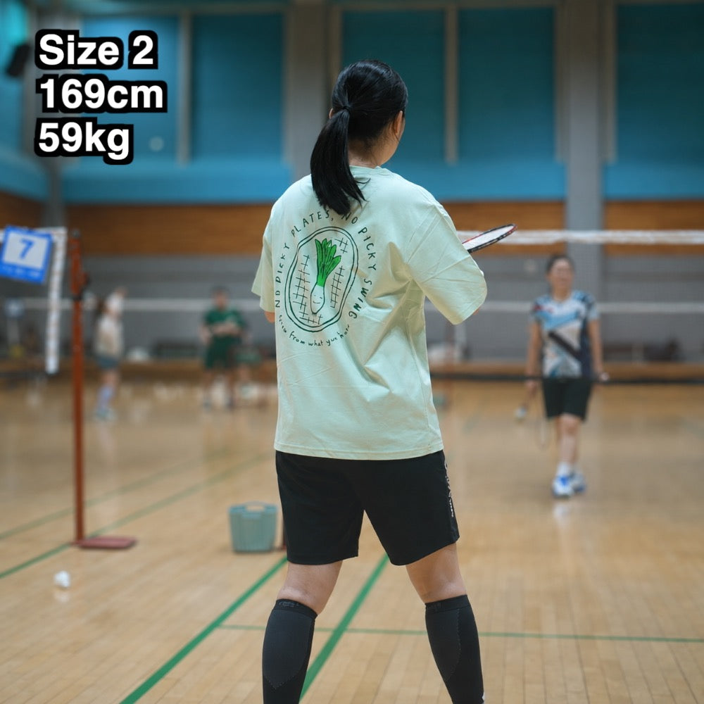 'Leek' Color Design, Badminton T-shirt