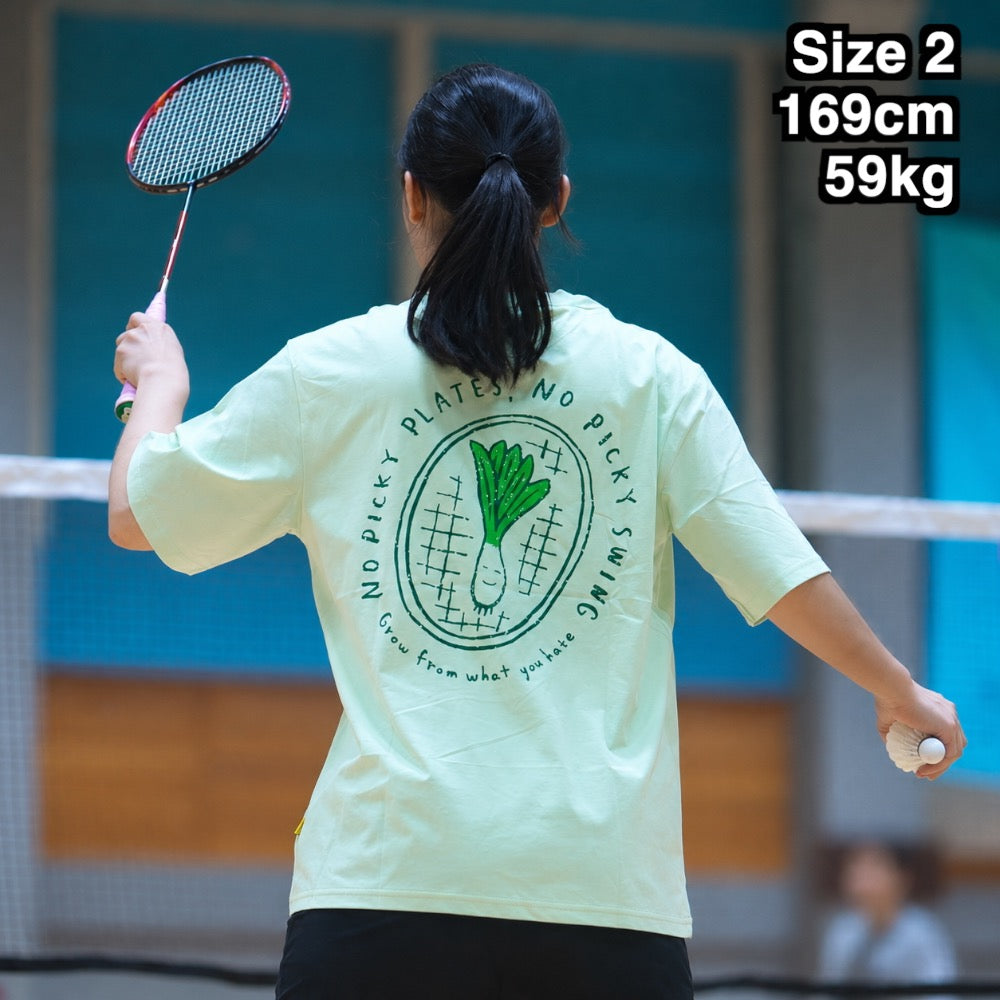 'Leek' Color Design, Badminton T-shirt