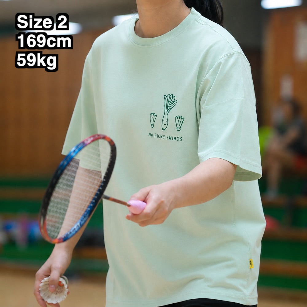'Leek' Color Design, Badminton T-shirt