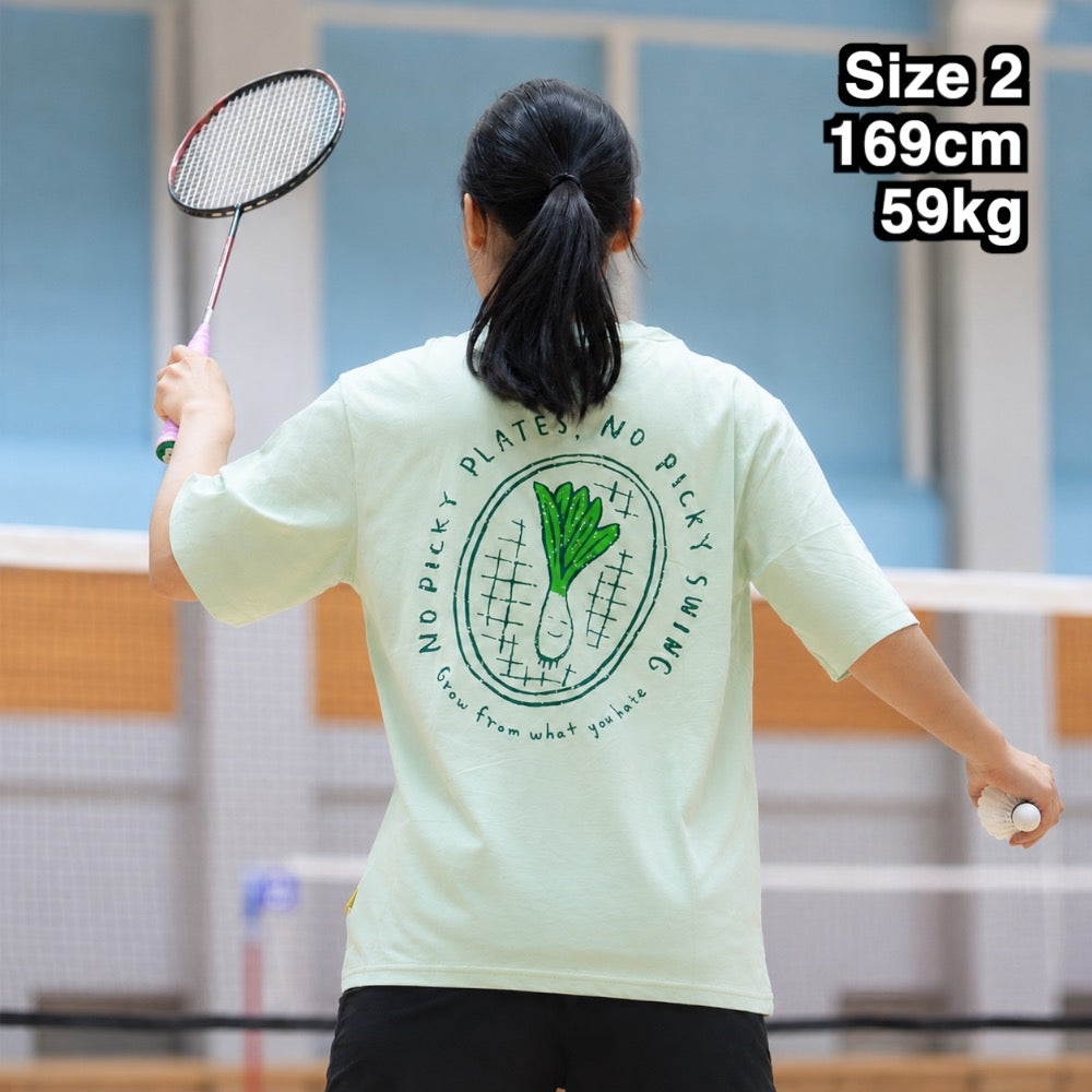 'Leek' Color Design, Badminton T-shirt